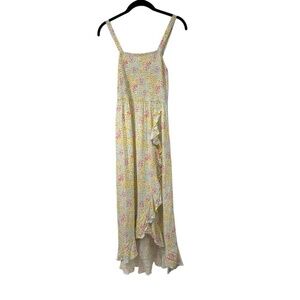 Gypsy &‎ Jade Pastel Floral High Low Ruched Top Sundress Sz 6